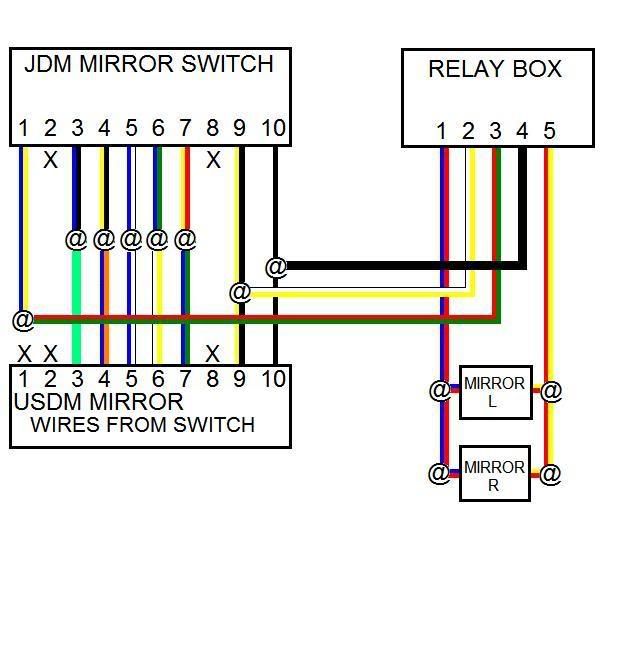 Power Mirror Switch Wiring Diagram General Wiring Diagram